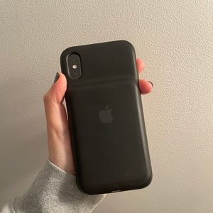 IPHONE XS/X Apple black charging case